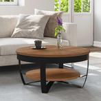vidaXL Salontafel 65x65x32 cm massief acaciahout, 50 tot 100 cm, Verzenden, Nieuw, 50 tot 100 cm