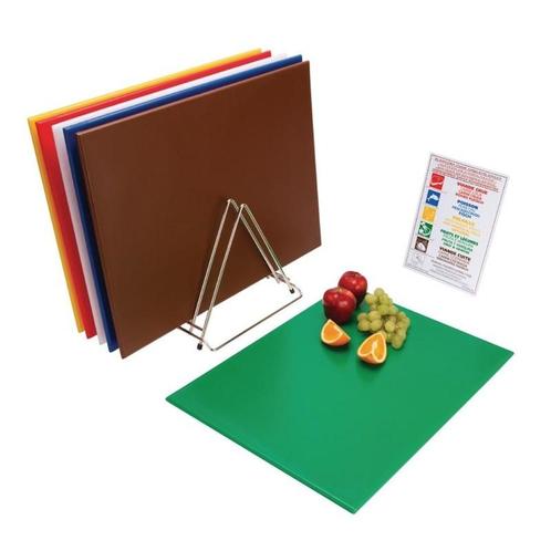 Snijplankenset | HDPE | Meerdere Kleuren | 6 Stuks | Incl., Zakelijke goederen, Horeca | Keukenapparatuur, Nieuw in verpakking