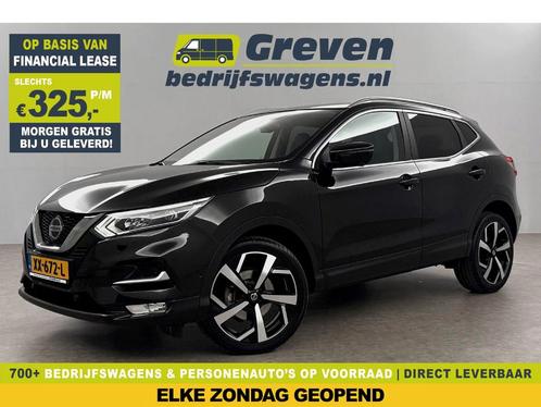 Nissan QASHQAI 1.3 DIG-T Tekna 160PK 360Camera LED Carplay, Auto's, Nissan, Automaat, Benzine, Zwart, Verzenden