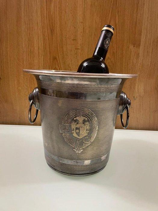 Champagne koeler - Verzilverd - Champagnekoeler, Antiek en Kunst, Antiek | Overige Antiek