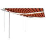 vidaXL Luifel automatisch met LED en windsensor 4,5x3,5 m, Verzenden, Nieuw