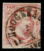 Nederland 1852 - Halfrondstempel Hoogezand B op 10 cent, Gestempeld