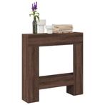 vidaXL Haardombouw 81x18x82 cm bewerkt hout bruin, Verzenden, Nieuw