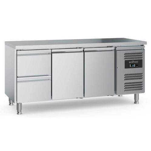 Ecofrost Koelwerkbank 417L | 2 Deuren + 2 Laden | Geforceerd, Witgoed en Apparatuur, Koelkasten en IJskasten, Ophalen of Verzenden