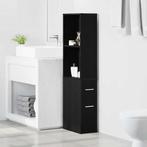 vidaXL Nauwe badkamer kast Zwart eiken 22 x 41 x 135 cm, Huis en Inrichting, Kasten | Overige, Verzenden, Nieuw