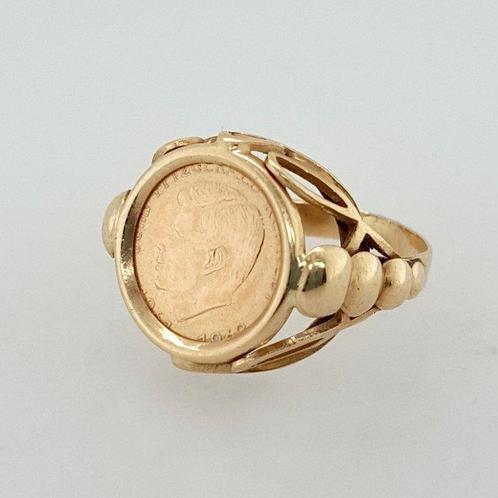 Zonder Minimumprijs - Ring - 14 karaat Geel goud - J.F., Sieraden, Tassen en Uiterlijk, Ringen