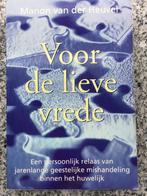 Voor de lieve vrede (Manon van der Heuvel), Gelezen, Manon van der Heuvel, Persoonlijkheidsleer, Verzenden