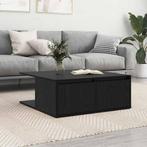 vidaXL Salontafel met lade Zwart eiken 80 x 80 x 31 cm, Huis en Inrichting, Tafels | Salontafels, Verzenden, Nieuw, 50 tot 100 cm