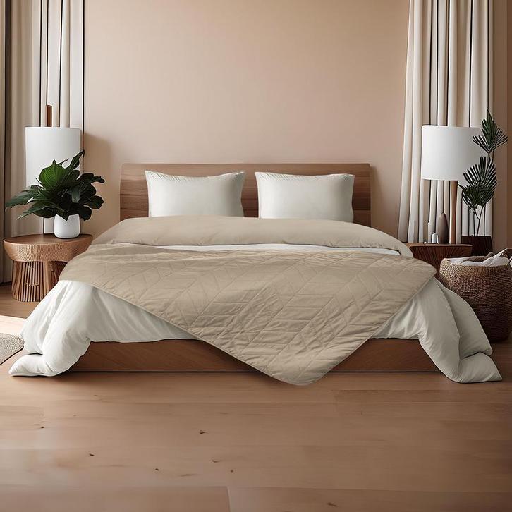 Dekbedovertrek met bedsprei - 240 x 200/220 cm + 240 x 220, Huis en Inrichting, Slaapkamer | Beddengoed, Nieuw, Verzenden