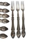 Bestekset (12) - .835 zilver - 6 messen / 6 vorken
