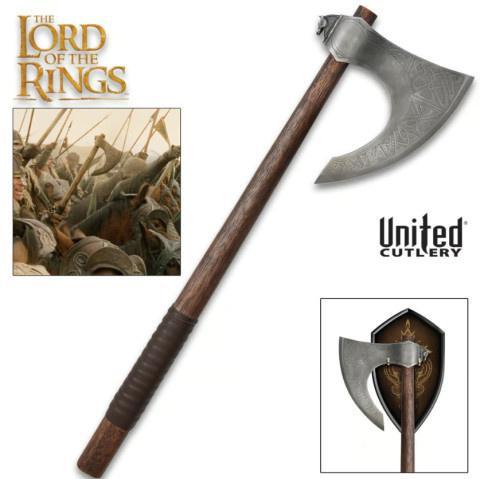 Lord of the Rings Replica 1/1 War Axe of Rohan, Verzamelen, Lord of the Rings, Nieuw, Ophalen of Verzenden