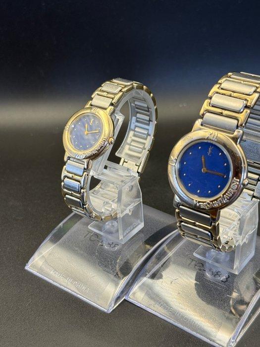 Yves Saint Laurent - Quartz – Blue Dial – Two-Tone Steel –, Sieraden, Tassen en Uiterlijk, Horloges | Heren
