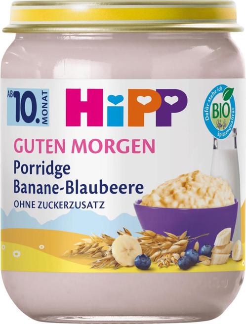 Hipp Papontbijt banaan-bosbessen, 160g, Kinderen en Baby's, Badjes en Verzorging, Verzenden