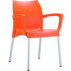 (MDK-105522) Siesta Dolce 4-poots stoel oranje, Ophalen of Verzenden, Nieuw