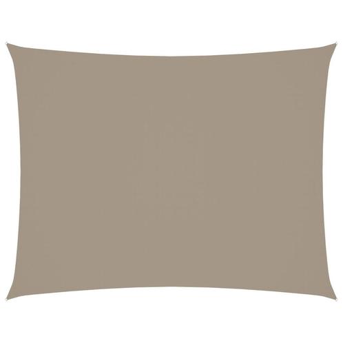 Taupe Zonnescherm 2,5x4m - Retourdeal - Tuin & Balkon, Tuin en Terras, Zonneschermen, 250 cm tot 450 cm, Nieuw, Overige typen