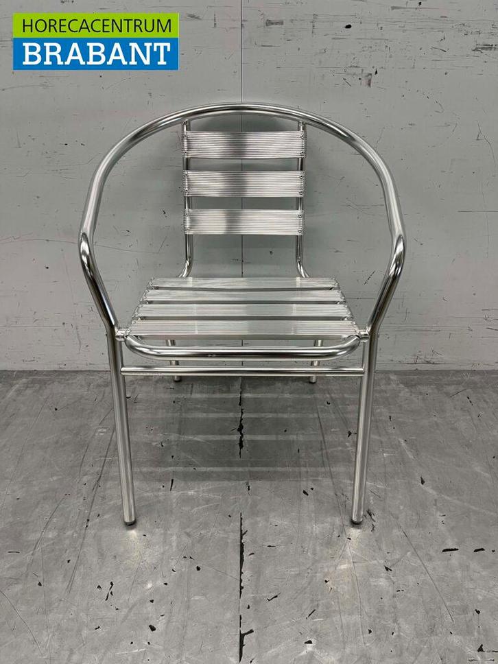 Aluminium Terrasstoel Stoelen Terrasstoelen Stoel Stapelbaar, Zakelijke goederen, Horeca | Meubilair en Inrichting, Nieuw in verpakking