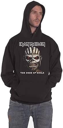 shirts - Iron Maiden  - Hoodie Book of Skulls size 2XL, Verzamelen, Muziek, Artiesten en Beroemdheden, Zo goed als nieuw, Verzenden