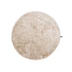 Vloerkleed Benuta whisper - beige - rond - 80 cm - hoogpolig