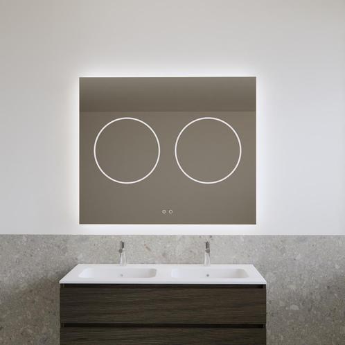 Spiegel Gliss Design Lyra 140x100 cm Incl. Spiegelverwarming, Doe-het-zelf en Verbouw, Sanitair, Bad, Nieuw, Ophalen of Verzenden