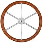 Allpa Stuurwiel Type 6N Teak 50 of 60 cm Vingergrip-50 cm di, Watersport en Boten, Bootonderdelen, Ophalen of Verzenden, Nieuw