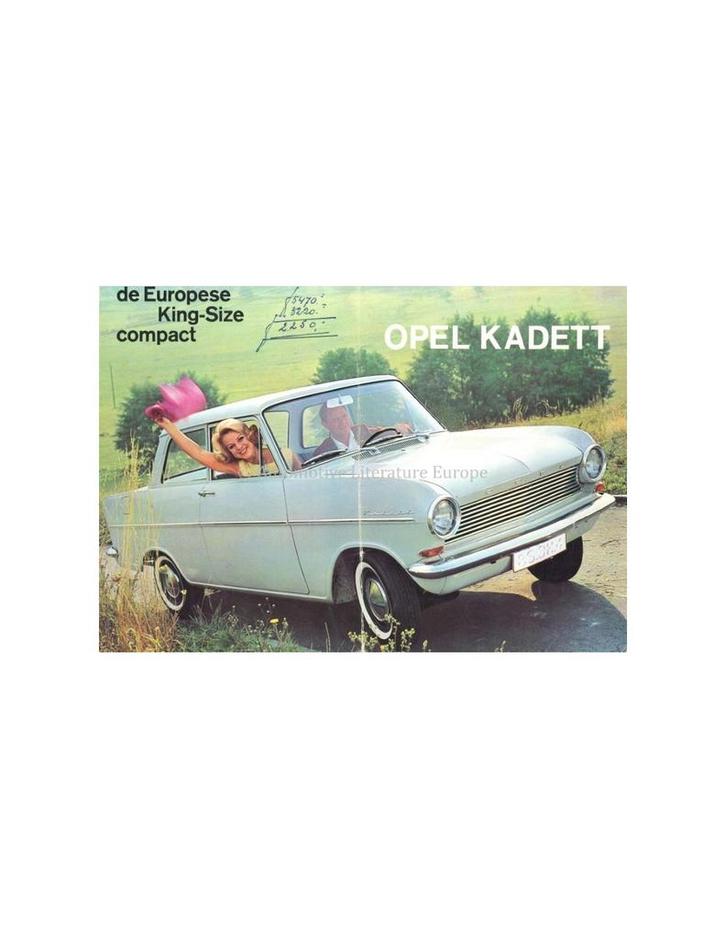 1963 OPEL KADETT A BROCHURE NEDERLANDS, Boeken, Auto's | Folders en Tijdschriften, Opel