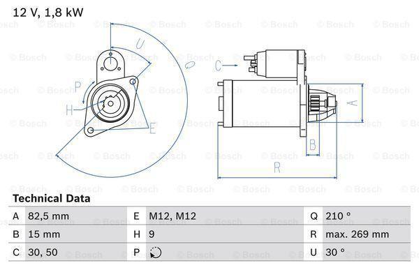 Startmotor / Starter AUDI A6 C4,Avant,C5 (1.9 TDI), Auto-onderdelen, Motor en Toebehoren, Nieuw, Ophalen of Verzenden