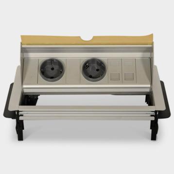 Powerlogic inbouw deskdock, aluminium, 27 x 15 cm beschikbaar voor biedingen