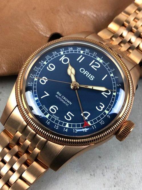 Oris - Big Crown Bronze Pointer Date Automatic - 01 754 7741, Sieraden, Tassen en Uiterlijk, Horloges | Heren