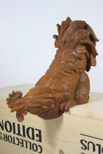 sculptuur, Lifelike Bantam Rooster - 20 cm - Gietijzer, Antiek en Kunst, Curiosa en Brocante