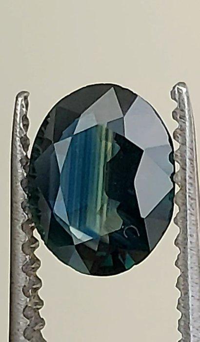 Zonder Minimumprijs Saffier - 1.37 ct - Antwerp Laboratory, Sieraden, Tassen en Uiterlijk, Edelstenen