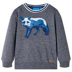vidaXL Kindertrui 92 gemêleerd marineblauw, Verzenden, Nieuw