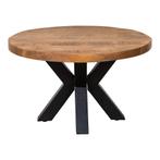 Salontafel Mangohout Rond Tara 70 cm, Huis en Inrichting, Tafels | Salontafels, Verzenden, Rond, Nieuw, Industriële meubels