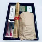 Japanese Calligraphy Set (Bunbgu)  — Inkstone with, Antiek en Kunst