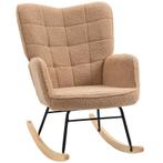 TRUUSK Retro Massief Houten Schommelstoel 71 Cm X 92 Cm X 10, Huis en Inrichting, Fauteuils, Verzenden, Nieuw