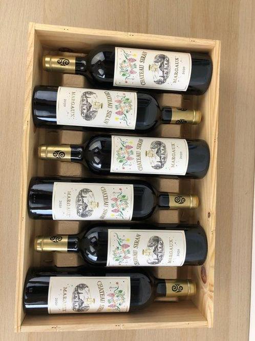 2020 Château Siran - Bordeaux, Margaux - 6 Flessen (0.75, Verzamelen, Wijnen