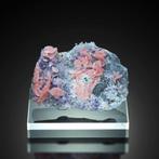 Verbazingwekkende RHODOCHROSITE met FLUORITE &