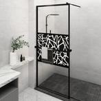 vidaXL Inloopdouchewand met schap 90x195 cm ESG-glas, Verzenden, Nieuw