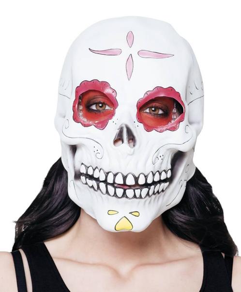 Dia de los Muertos masker Señora Calavera, Kleding | Dames, Carnavalskleding en Feestkleding, Nieuw, Verzenden