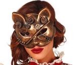 Masker Steampunk Kat, Hobby en Vrije tijd, Verzenden, Nieuw