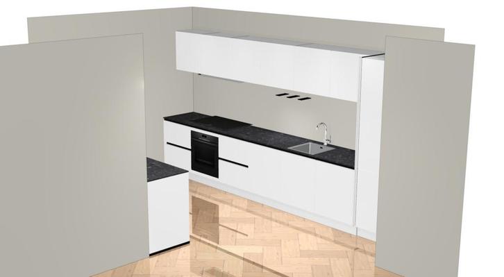 Nieuwe keuken direct uit voorraad leverbaar, Huis en Inrichting, Keuken | Complete keukens, Composiet, Greeploos, Hoogglans of Gelakt