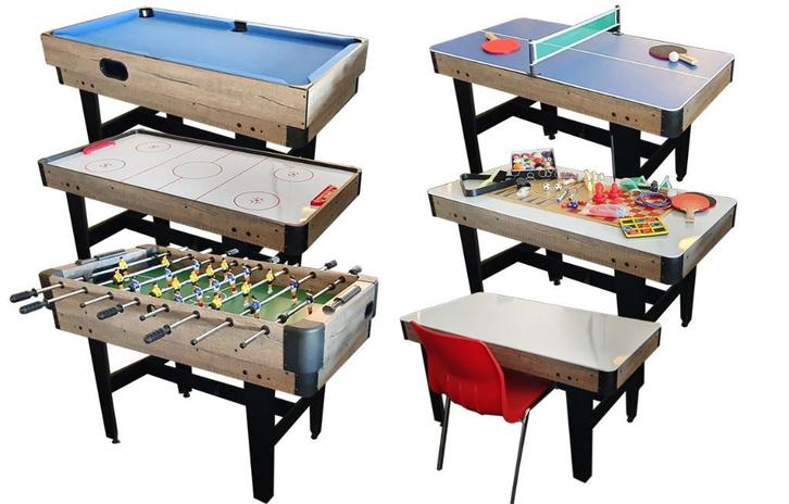 Multi Games! TopTable Multi Fun 16 in 1, Sport en Fitness, Biljarten en Poolen, Pooltafel, Nieuw, Verzenden
