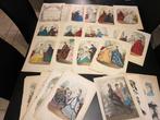 Collectif - Superbe lot de 50 gravures de mode en couleurs, Antiek en Kunst