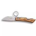 Robert Herder IBEX 60 – Zakmes – RVS Lemmet – Olijfhou, Caravans en Kamperen, Kampeergereedschap, Ophalen of Verzenden, Nieuw