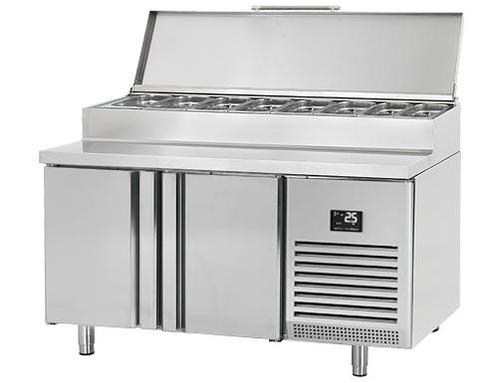 GGM Gastro | Voorbereiding koeltafel - 1468x700mm - met 2 |, Zakelijke goederen, Horeca | Meubilair en Inrichting, Nieuw in verpakking