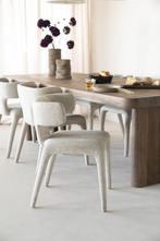 Stoel Eleonora DAVE Taupe *NIEUW* Eetkamerstoel, Huis en Inrichting, Stoelen, Overige kleuren, Nieuw, Hout, Eén