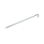 ProPlus Driehoekige rotspen met haak - staal - 23 cm, Caravans en Kamperen, Kampeeraccessoires, Ophalen of Verzenden, Nieuw