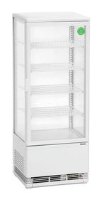 Bartscher Mini-koelvitrine 98L | Wit | 4 roosters | LED-verl, Ophalen of Verzenden, Nieuw