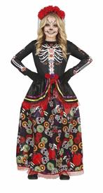 Dia De Los Muertos Kostuum Meisje Bloem, Nieuw, Verzenden
