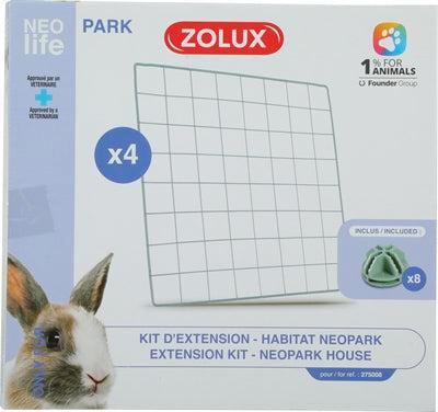 Zolux Neolife Neopark Konijn Uitbereidingsset Gaaspanelen, Dieren en Toebehoren, Knaagdieren en Konijnen | Hokken en Kooien, Verzenden