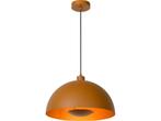 Lucide SIEMON - Hanglamp - Ø 40 cm - 1xE27 - Okergeel, Verzenden, Zo goed als nieuw